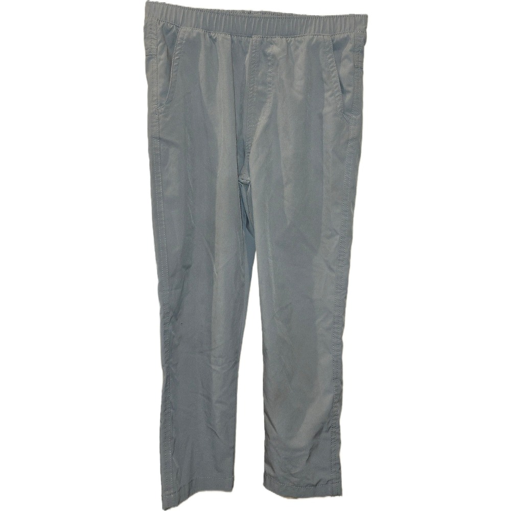 Magellan Outdoors Fish Gear Gray Water Repellent Pant Kid Size 5/6 Elastic Waist